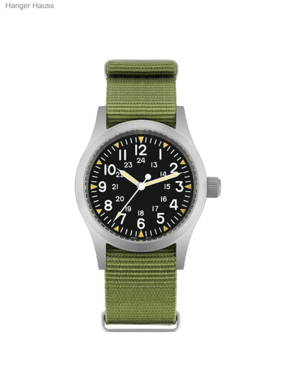 Men's Field Watch VH Sweep Quartz 38mm Steel Case 100M Water Resistant